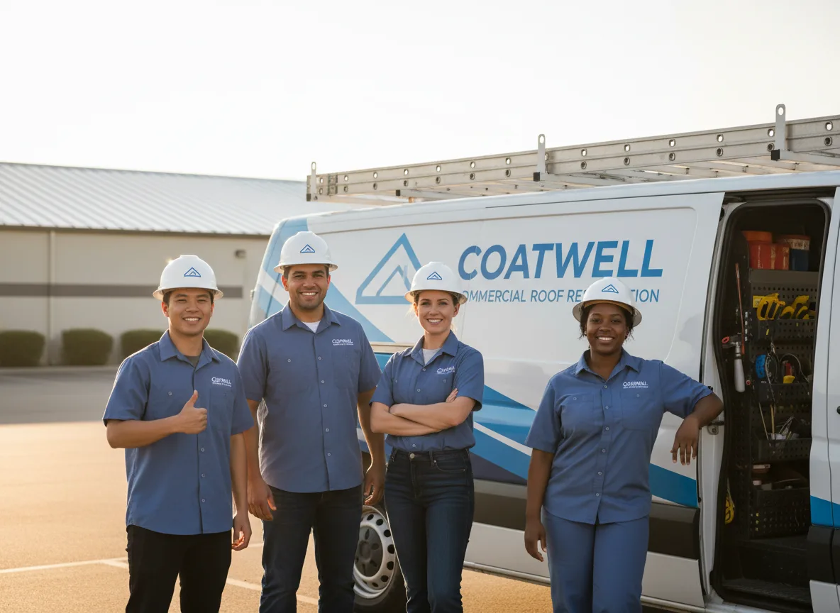 Commercial roof coating company in Hudgins, VA